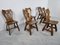 Brutalistische Vintage Stühle, 1960er, 6er Set 5