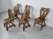 Brutalistische Vintage Stühle, 1960er, 6er Set 6