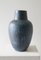 Large West German Vase in Graphite and Blue Ceramic, 1970s 7