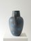 Große westdeutsche Vase aus Graphit und blauer Keramik, 1970er 6