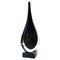 Mid-Century Modern Flavio Poli Style Black Murano Glass Sculpture, Italy, 1970, Image 1