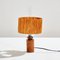Tiny Table Lamp with Raffia Shade, Image 1