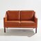 Danish Leather Sofa, Set of 2 2