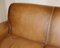 Brown Leather Burlington Sofa from Laura Ashley 4