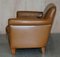Brown Leather Burlington Sofa from Laura Ashley 11