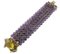 Handcrafted Amethyst Topaz Diamond Ruby Emeralds Sapphire Pearls Gold Silver Bracelet, Image 4