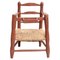 Wood and Rattan Children's Chair, 1960s 1