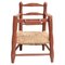 Wood and Rattan Children's Chair, 1960s, Image 1