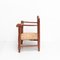 Wood and Rattan Children's Chair, 1960s, Image 8