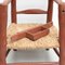 Wood and Rattan Children's Chair, 1960s, Image 15
