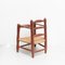 Wood and Rattan Children's Chair, 1960s, Image 7