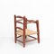 Wood and Rattan Children's Chair, 1960s, Image 5
