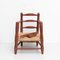 Wood and Rattan Children's Chair, 1960s, Image 18