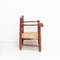 Wood and Rattan Children's Chair, 1960s 4