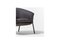 Black Fabric Grasso Armchair by Stephen Burks 5