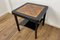 Art Deco Side Table with Walnut and Black Piano Lacquer 7