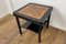 Art Deco Side Table with Walnut and Black Piano Lacquer, Image 7