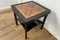 Art Deco Side Table with Walnut and Black Piano Lacquer, Image 2