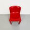 Space Age Italian Red Plastic Chairs by Carlo Bartoli for Kartell, 1970s, Set of 2, Image 5