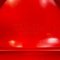 Sillas italianas era espacial de plástico rojo de Carlo Bartoli para Kartell, años 70. Juego de 2, Imagen 15