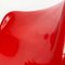 Sillas italianas era espacial de plástico rojo de Carlo Bartoli para Kartell, años 70. Juego de 2, Imagen 11