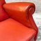 Mid-Century Modern Italian Red Leather Armchairs, 1940s, Set of 2, Image 13