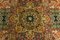 Großer indischer botanischer Vintage Teppich 3