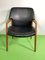Danish Teak Armchair with Leather Cover, 1960s 4