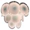 White Murano Glass Disc Chandelier, Image 1