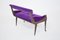 Vintage Purple and Green Velvet Loveseat, Image 6