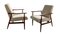 Mid-Century Sessel in Beige von Henryk Lis, 1960er, 2er Set 1