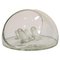 Vintage Vulcano Sculpture in Clear Murano Glass by Tony Zuccheri for Veart, Image 1