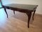 Vintage Chippendale Table in Smoked Tempered Glass with Walnut Top 9