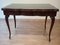 Vintage Chippendale Table in Smoked Tempered Glass with Walnut Top 6