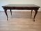 Vintage Chippendale Table in Smoked Tempered Glass with Walnut Top, Image 5