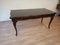 Vintage Chippendale Table in Smoked Tempered Glass with Walnut Top 4