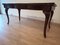 Vintage Chippendale Table in Smoked Tempered Glass with Walnut Top 14
