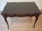 Vintage Chippendale Table in Smoked Tempered Glass with Walnut Top 10