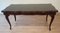 Vintage Chippendale Table in Smoked Tempered Glass with Walnut Top 12