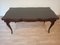 Vintage Chippendale Table in Smoked Tempered Glass with Walnut Top, Image 7