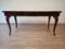 Vintage Chippendale Table in Smoked Tempered Glass with Walnut Top 10