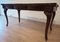Vintage Chippendale Table in Smoked Tempered Glass with Walnut Top 11