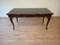 Vintage Chippendale Table in Smoked Tempered Glass with Walnut Top, Image 2