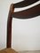 Scandinavian Style Rosewood and Straw Chairs, Set of 4, Image 21