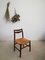 Scandinavian Style Rosewood and Straw Chairs, Set of 4, Image 2