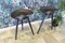 Black Beech and Stainless Steel Ml42 Bar Stools by Mogens Lassen, Set of 2 6