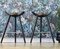 Black Beech and Stainless Steel Ml42 Bar Stools by Mogens Lassen, Set of 2 11