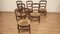 Antique French Provencal Chairs in Oak, Set of 6 1