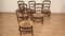 Antique French Provencal Chairs in Oak, Set of 6, Image 1
