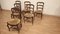 Antique French Provencal Chairs in Oak, Set of 6 3